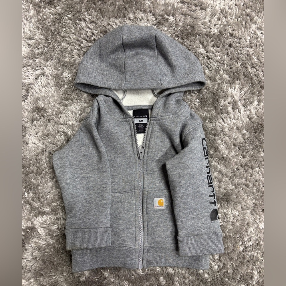 Carhartt Sweatshirt, Gray, 12 Month
